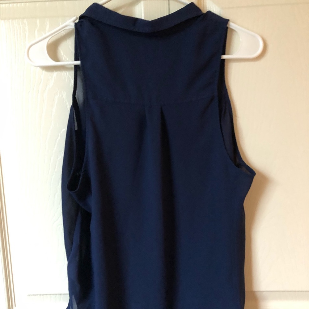Navy blue shirt